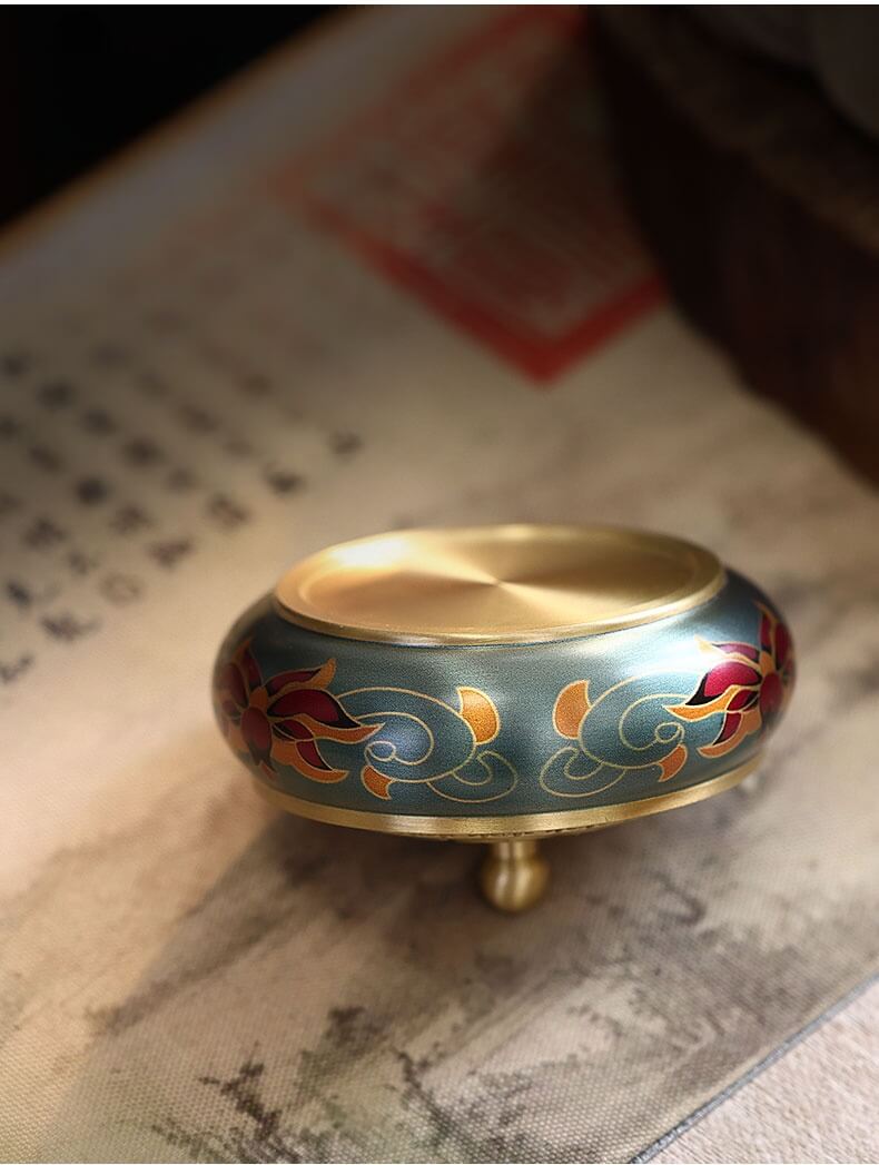 Brass Lotus Incense Burner