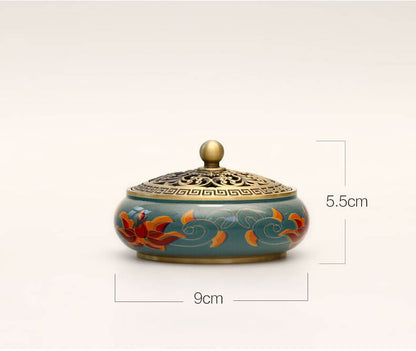 Brass Lotus Incense Burner